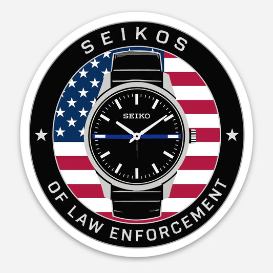 Seikos of LEO American Flag Limited Edition Sticker
